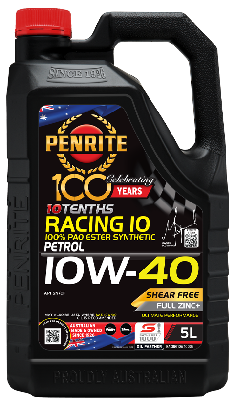 Penrite 10 Tenths Racing 10W-40 (100% PAO Ester)
