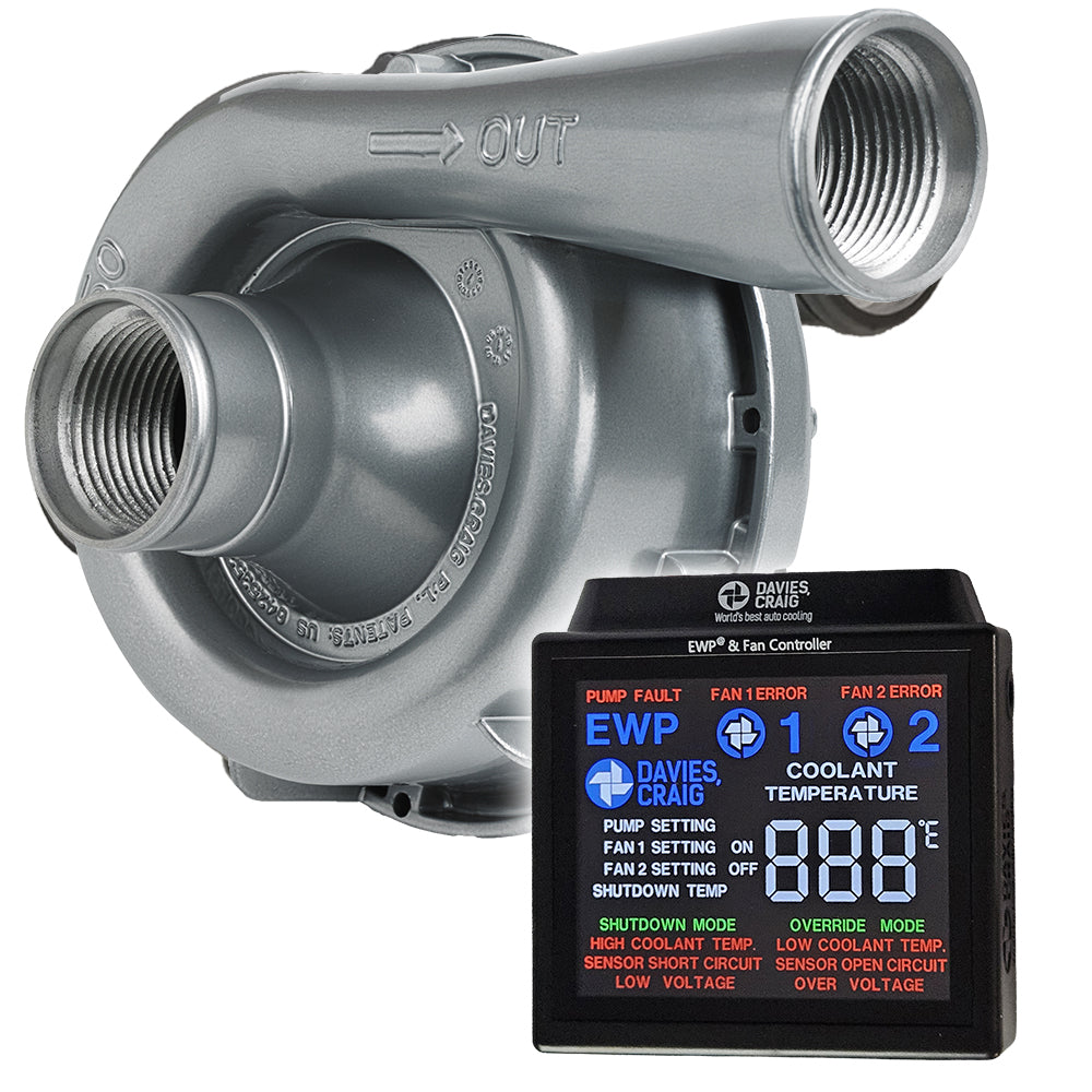 Davies Craig EWP150 Alloy Electric Water Pump & Digital Controller Combo 12V (8970)