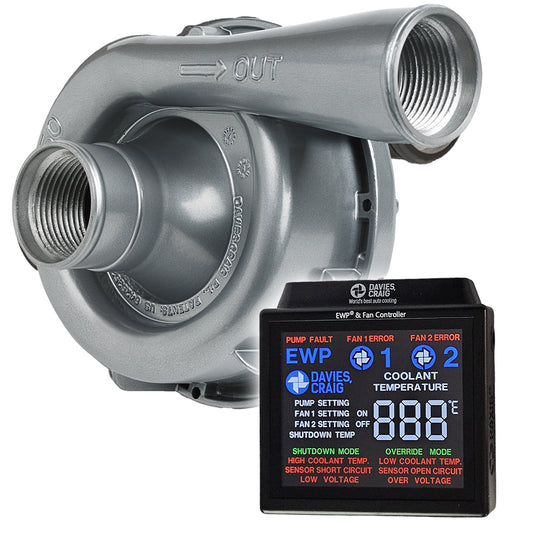Davies Craig EWP150 Alloy Electric Water Pump & Digital Controller Combo 12V (8970)