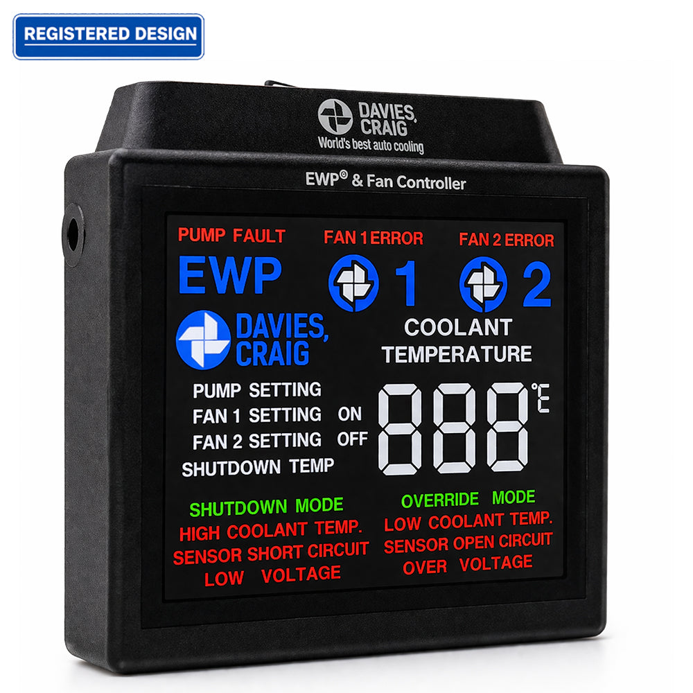 Davies Craig EWP & Dual Fan Digital Controller Module - Colour LCD (8103)