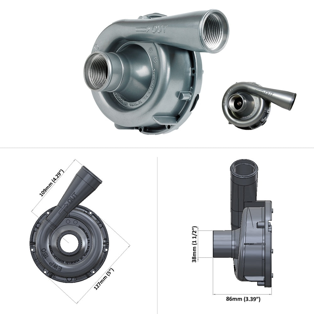 Davies Craig EWP150 Alloy Remote Electric Water Pump Kit 12V (8060)