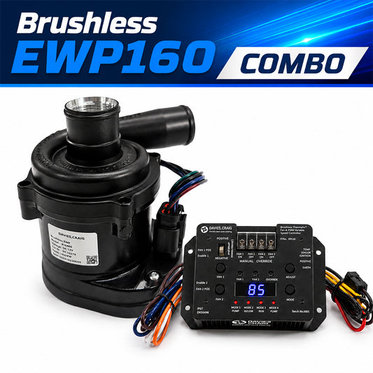 Davies Craig Brushless EWP160 Electric Water Pump & Controller Combo 12V (8943)