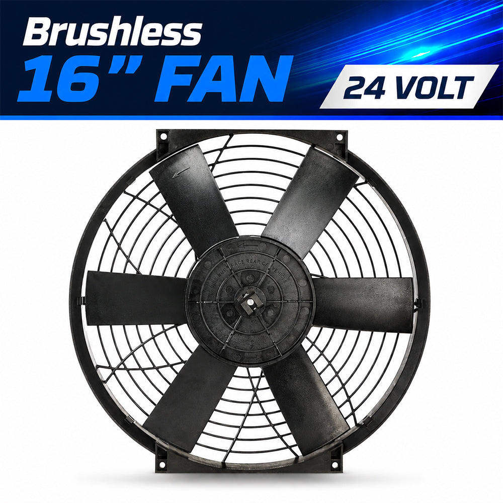 Davies Craig Brushless 16" High Power Thermatic Electric Fan 24V (0132)