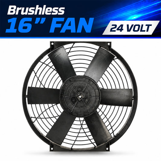Davies Craig Brushless 16" High Power Thermatic Electric Fan 24V (0132)
