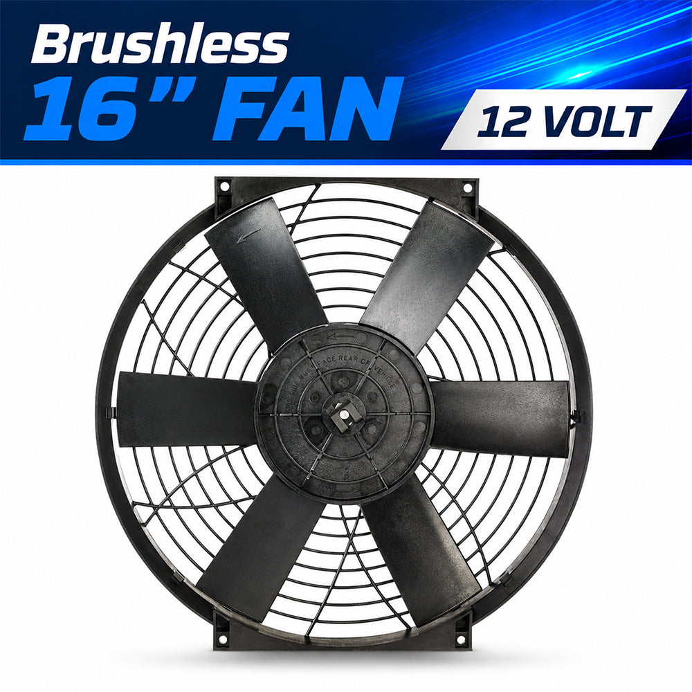 Davies Craig Brushless 16" High Power Thermatic Electric Fan 12V (0131)