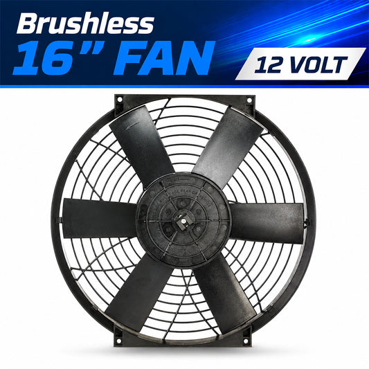 Davies Craig Brushless 16" High Power Thermatic Electric Fan 12V (0131)