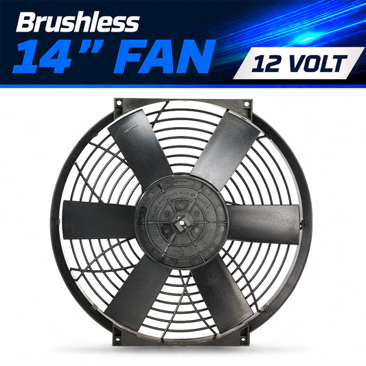Davies Craig Brushless 14" High Power Thermatic Electric Fan 12V (0129)