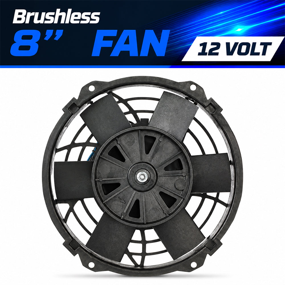 Davies Craig Brushless 8" Thermatic Electric Fan 12V (0121)