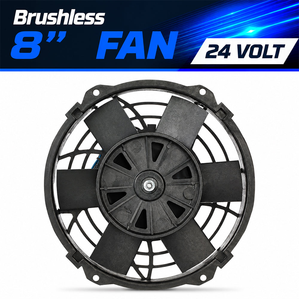 Davies Craig Brushless 8" Thermatic Electric Fan 24V (0122)
