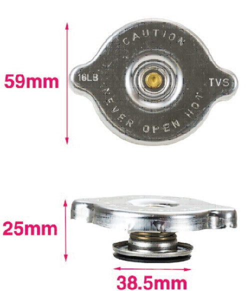 Tridon Radiator Cap RC1008 - Ford BF Turbo