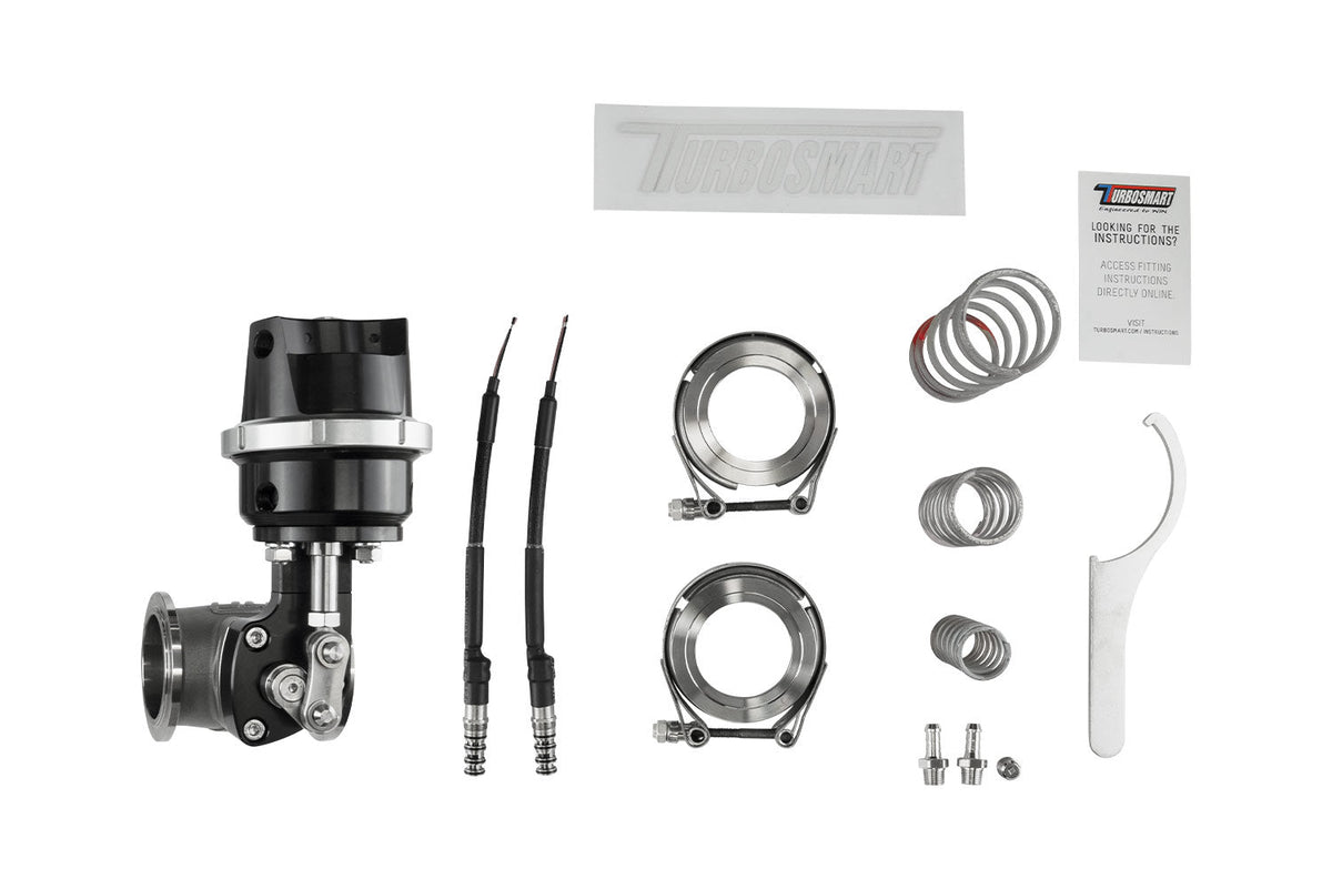 Turbosmart Compressed Gas (CO2) StraightGate40 – Inbuilt Solenoids – 7PSI Black (Control In Cap CO2 Boost Control)