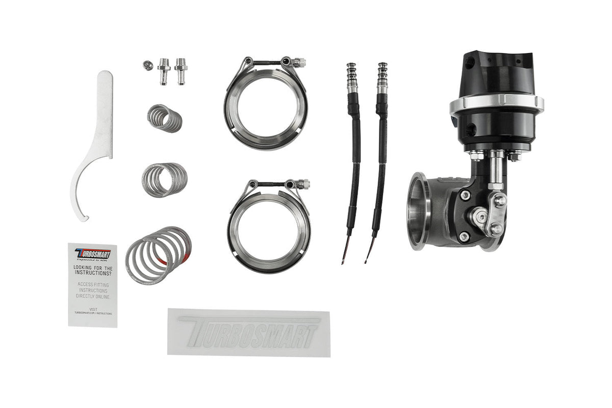 Turbosmart Compressed Gas (CO2) StraightGate50 – Inbuilt Solenoids – 7PSI Black (Control In Cap CO2 Boost Control)