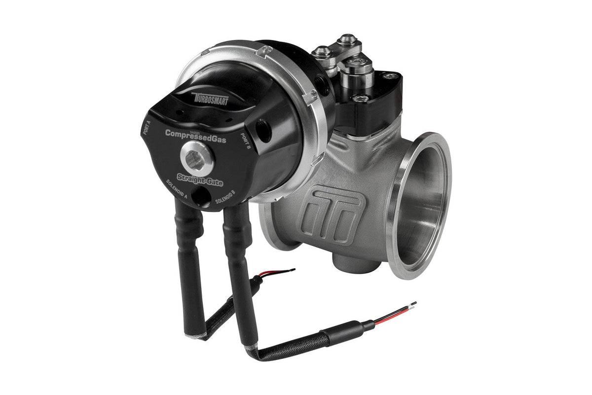 Turbosmart Compressed Gas (CO2) StraightGate50 – Inbuilt Solenoids – 7PSI Black (Control In Cap CO2 Boost Control)